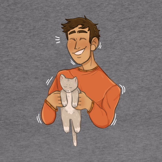 daichi and his cat! by kaya :}